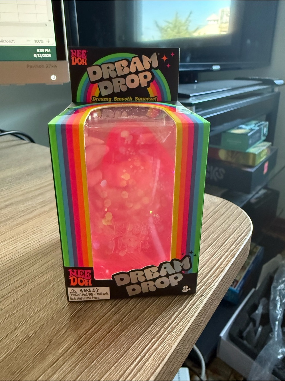 NEE DOH Dream Drop Rainbow Pack - Pink Dreamy Squeeze